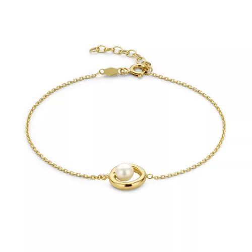 BELORO Bracelets - Beloro Jewels Monte Napoleone Perla 375 Gold Armba - gold - Bracelets for ladies