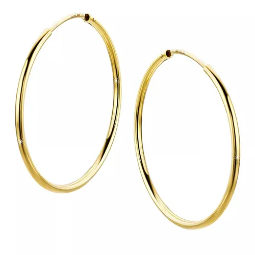 BELORO Earrings - 14 CT Creole - gold - Earrings for ladies