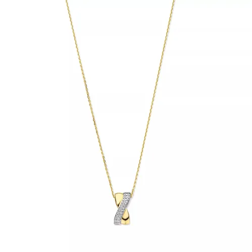 BELORO Necklaces - Beloro Jewels Monte Napoleone Stella 375 Gold Kett - gold - Necklaces for ladies