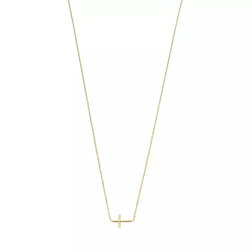 BELORO Necklaces - Della Spiga Donatella 9 karat necklace with cross - gold - Necklaces for ladies