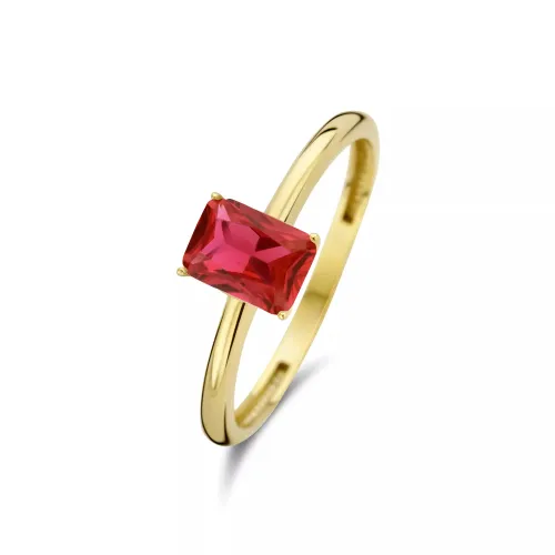 BELORO Rings - Beloro Jewels La Milano Colori Rosetta 9 Karaat Ri - gold - Rings for ladies