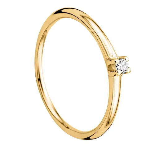 BELORO Rings - Solitaire Diamond Ring - gold - Rings for ladies
