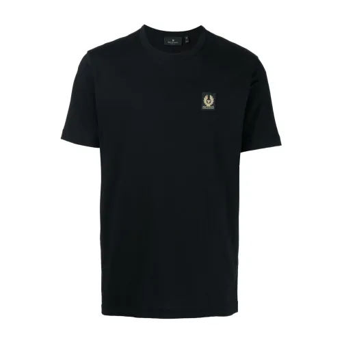Belstaff , Belstaff T-shirts and Polos Black ,Black male, Sizes:
