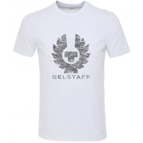 Belstaff , Classic Coteland T-Shirt with Phoenix Print ,White male, Sizes: