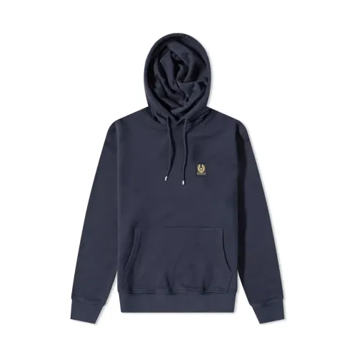 Belstaff , Classic Patch Popover Hoody ,Blue male, Sizes: