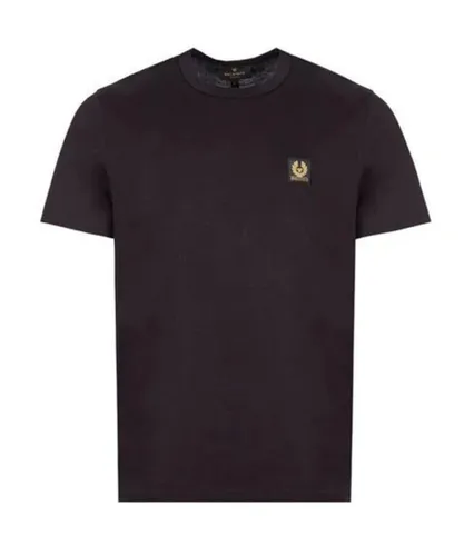 Belstaff Mens Cotton Logo T-shirt Black