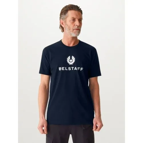 Belstaff Mens Dark Ink Signature T-Shirt