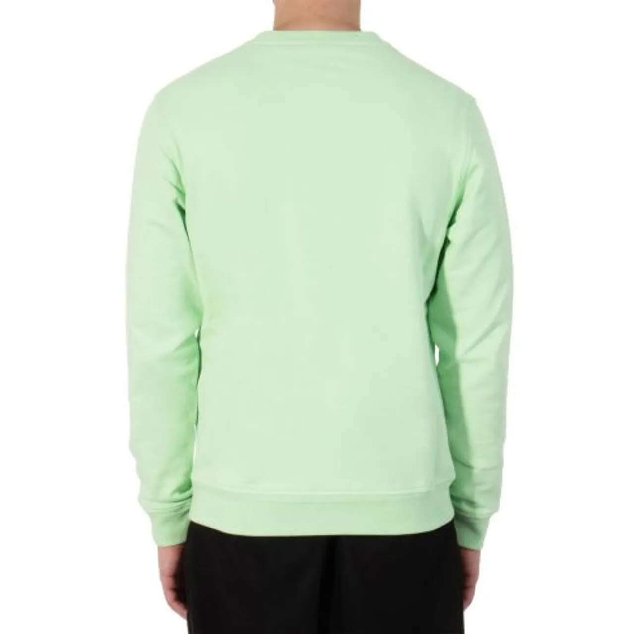 Belstaff Mens New Leaf Green Cotton Fleece Sweatshirt