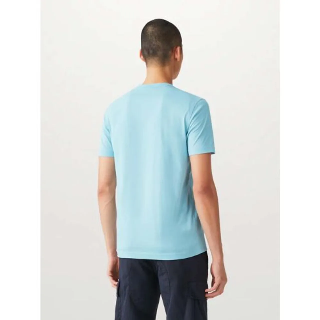 Belstaff Mens Skyline Blue Cotton Jersey T-Shirt