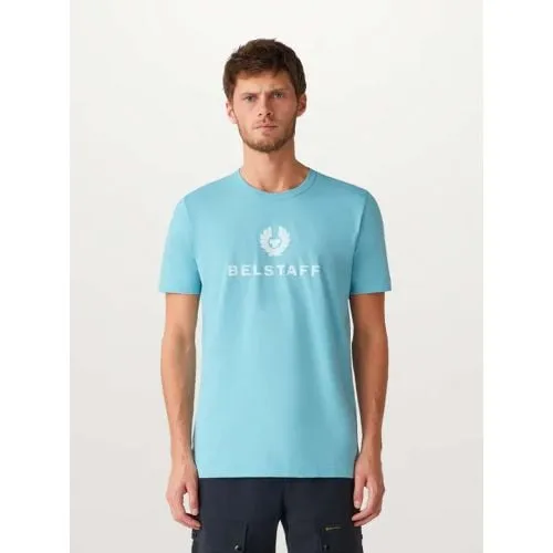 Belstaff Mens Skyline Blue Signature T-Shirt