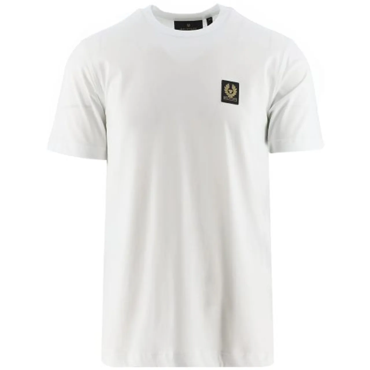 Belstaff Mens White Cotton Jersey T-Shirt