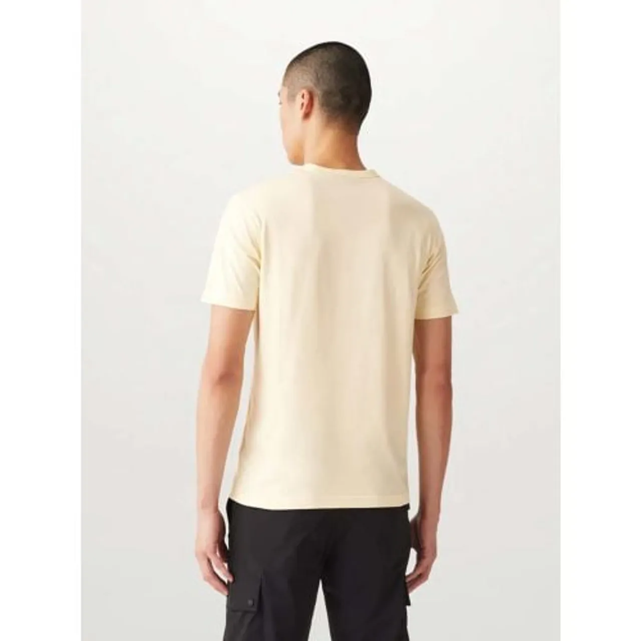 Belstaff Mens Yellow Sand Cotton Jersey T-Shirt