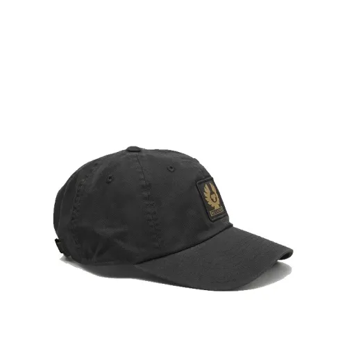 Belstaff , Phoenix Logo Cap - Black ,Black unisex, Sizes: ONE