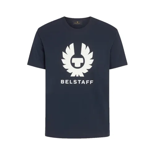 Belstaff , Phoenix T-Shirt in Dark Ink ,Blue male, Sizes: