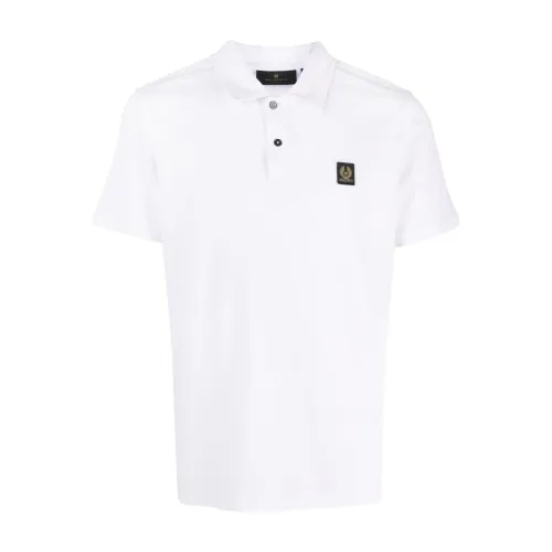 Belstaff , Polo Shirt, White Natural Style ,White male, Sizes: