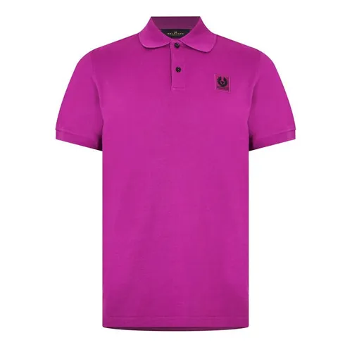 BELSTAFF Short Sleeve Polo Shirt - Purple