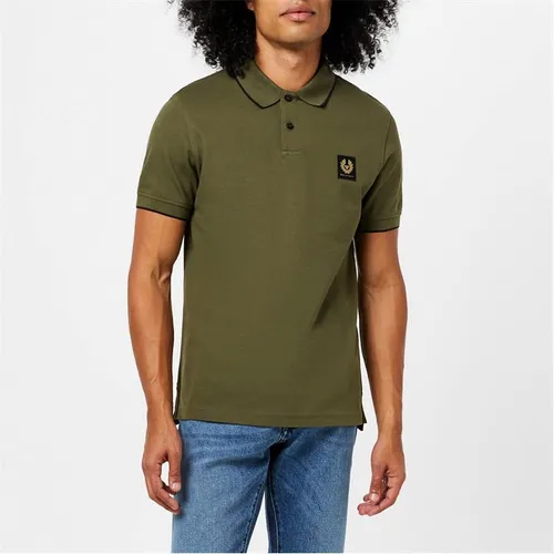 BELSTAFF Tipped Polo Shirt - Green