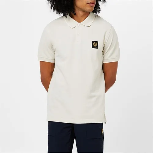 BELSTAFF Tipped Polo Shirt - White