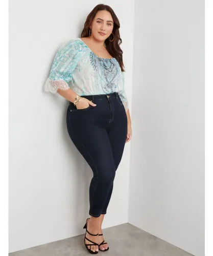 Beme Womens Mid Rise Core Regular Length Jeans - Plus