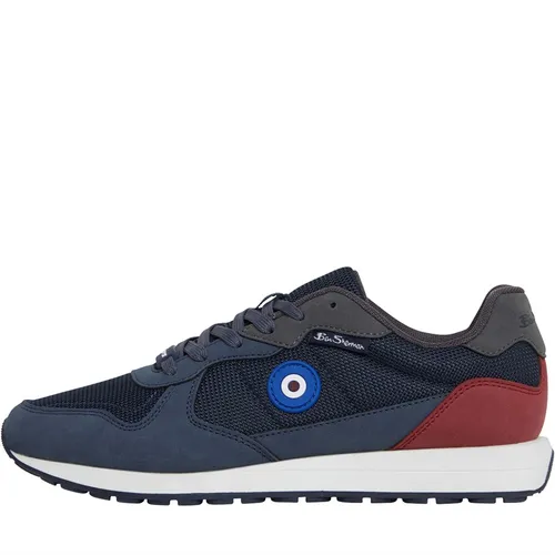 Ben Sherman Mens Cruise Trainers Navy/Charcoal Grey/Red