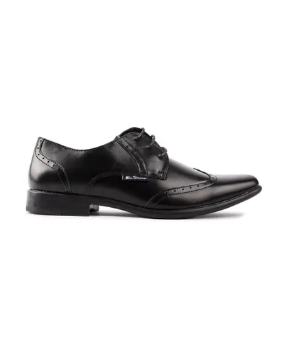 Ben Sherman Mens Durham Brogue Shoes - Black