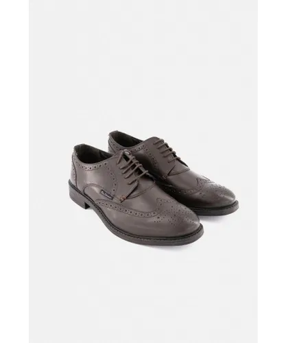 Ben Sherman Mens Patrick Brogues Various Colours 5057422003824 - Brown Leather (archived)