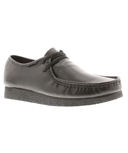 Ben Sherman Mens Shoes Work School Glasto Leather black Leather (archived)