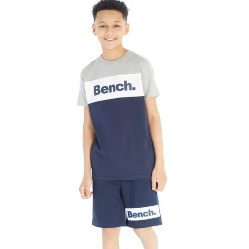 Bench Boys Lewper Shorts And T-Shirt Set Navy