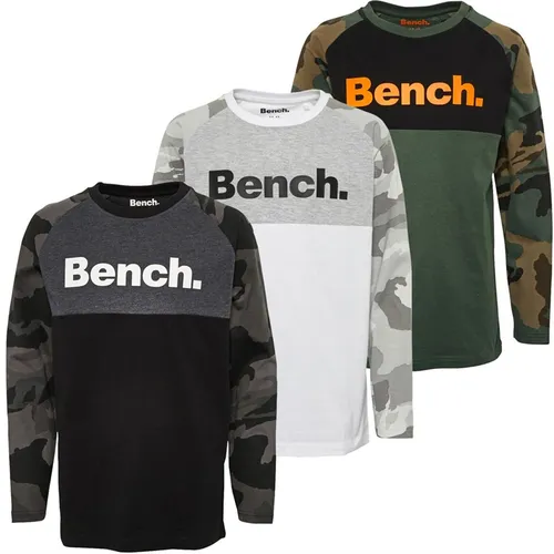 Bench Boys Three Pack Long Sleeve T-Shirt Multi
