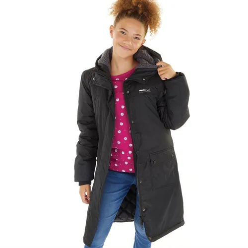 Bench Girls Hathaway Sherpa Lined Hooded Jacket Black