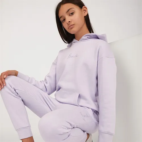 Bench Girls Meissa Over The Head Drop Shoulder Hoodie Lilac