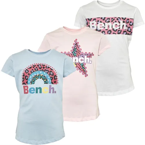 Bench Girls Tigerlilly Three Pack T-Shirts Assorted