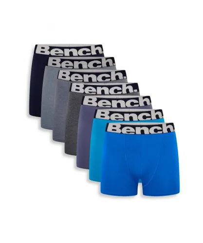 Bench Mens 7 Pack 'Keating' Cotton Rich Boxers - Multicolour