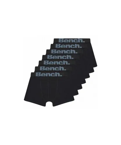 Bench Mens Black 7 Pack 'Suttonia' Cotton Blend Boxers