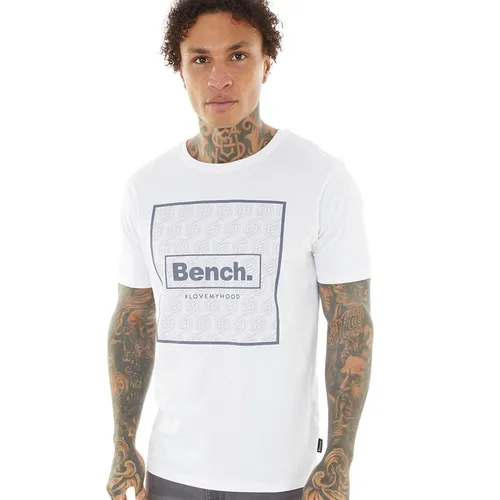 Bench Mens Ferrio T-Shirt White