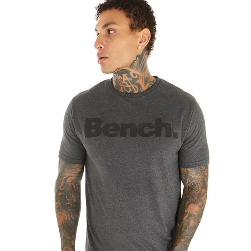Bench Mens Leandro Spots T-Shirt Charcoal Marl