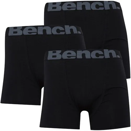 Bench Mens Sutton Three Pack Boxers Black