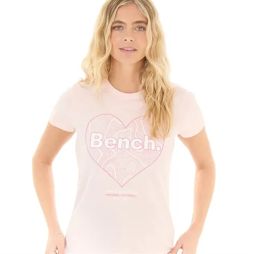 Bench Womens Alayna T-Shirt Light Pink