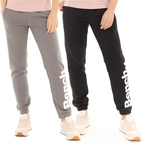 Bench Womens Fernley Two Pack Joggers Charcoal/Black