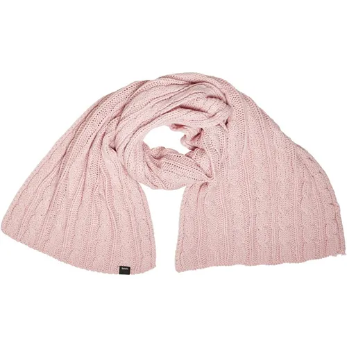 Bench Womens Mallory Cable Knit Scarf Dusty Pink