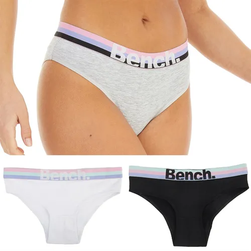 Bench Womens Morgana Three Pack Briefs Assorted