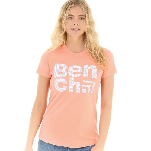 Bench Womens Victorine T-Shirt Coral