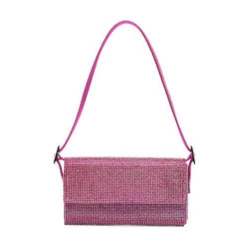Benedetta Bruzziches , Vittissima La Petite Crystal Clutch Bag ,Pink female, Sizes: ONE SIZE