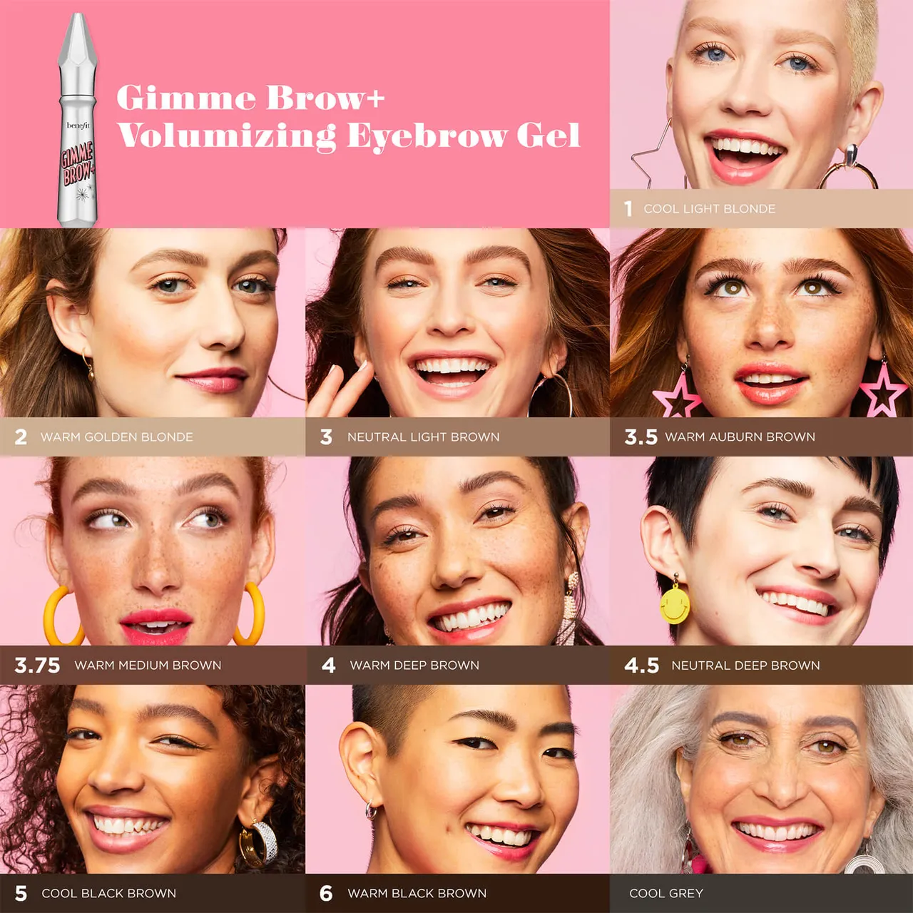 benefit Gimme Brow+ Mini Gel 1.5g (Various Shades) - 3.75