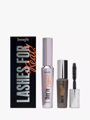 Benefit Lashes for Real They're Real! Mascara Booster Set - Black - Unisex