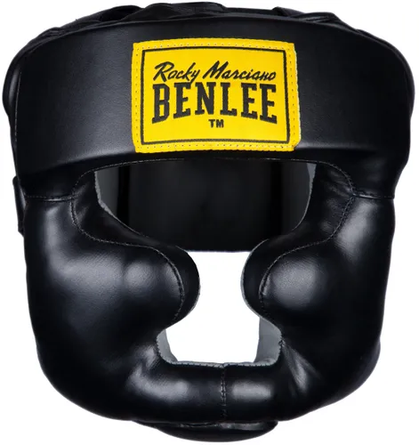 Benlee Head Guard Faux Leather Full Protection Black S/M