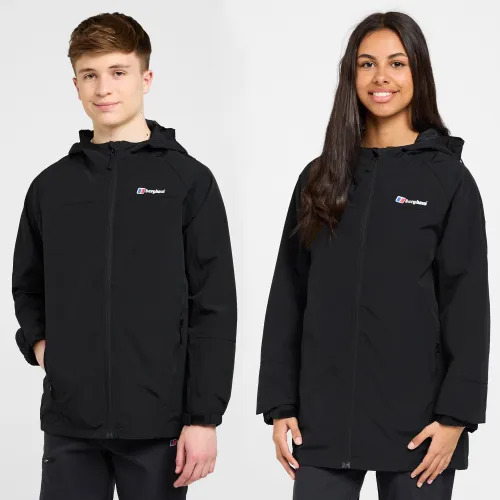 Berghaus Kids' Bowood Waterproof Jacket - Black, Black