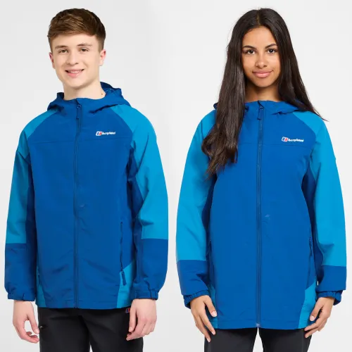 Berghaus Kids' Bowood Waterproof Jacket - Blue, Blue