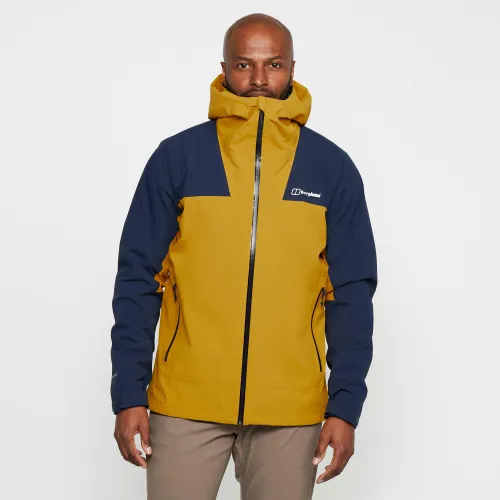 Berghaus Men's Boreen Stretch Waterproof Jacket - Yellow, Yellow