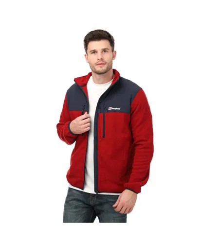 Berghaus Mens Fortrose Pro 2.0 Fleece Jacket in Red Marl